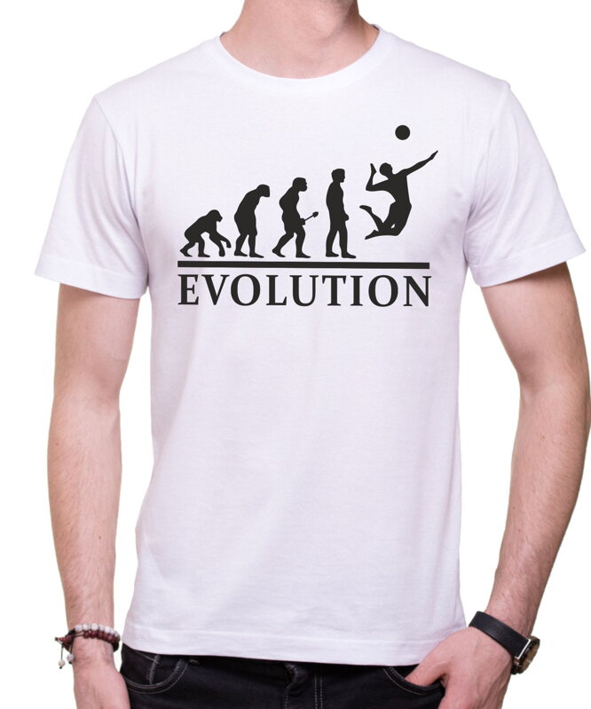 Tričko Evolúcia Volejbal