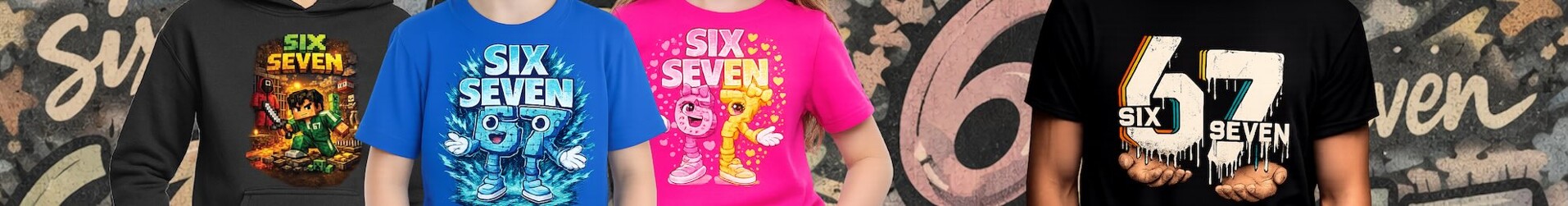 Six seven 67 trička mikiny