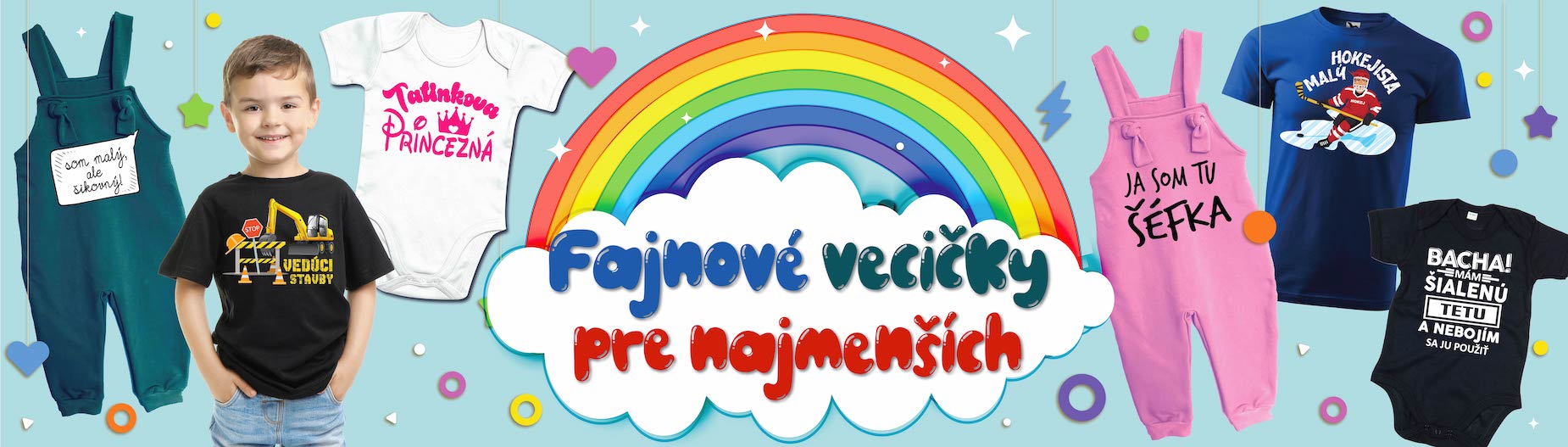 Detské tričká, mikiny a fanové vecičky