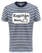 Tričko UNISEX - Kapitán + tvoje meno