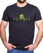 Motivačné športové tričko pre fanušikov cyklistiky a bicyklov -Tričko - EKG bike
