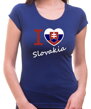 Originálne tričko, ktoré reprezentuje našu krásnu krajinu-Slovensko ,z kolecie slovenské a československé motívy-Tričko - I love Slovakia (pánske - dámske)