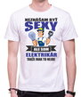 Narodeninový originálny pánsky darček pre každého elektrikára-Pánske vtipné tričko zo serie povolania / hobby-Tričko pre elektrikárov - Neznášam byť sexy