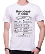Netradičné originálne tričko ako darček k narodeninám k okrúhlemu výročiu-Retro tričko - Skvelý ročník 1999