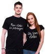 Unikátne párové tričká s originálnym textom pre teba a tvojho partnera,vhodné ako valentínsky darček či darček z lásky k sviatku-Partnerské tričká - Mám všetko čo potrebujem