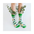Obrázkové skvelé ponožky so stromčekami z lesa,pre milovníkov prírody-Ponožky - Les