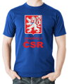 Originálne retro tričko s československým motívom, znakom ČSR- narodený/narodená v ČSR
