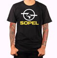 Originálne a vtipné tričko na párty, pre automobilových nadšencov,paródia na známu značku auta-Tričko - SOPEL