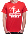 Tričko  GAME OVER Party (koniec slobody)