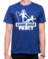Tričko  GAME OVER Party (koniec slobody)