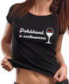 Tričko - Poháňaná vínom a sarkazmom