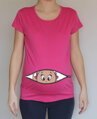 Tehotenské tričko - Zips - dievčatko