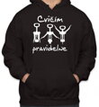 Vinárska mikina - Cvičím pravidelne