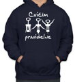 Vinárska mikina - Cvičím pravidelne
