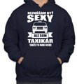 Mikina pre taxikárov - Neznášam byť sexy