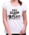 Tričko - Eat, sleep and play hockey