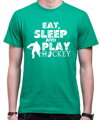 Tričko - Eat, sleep and play hockey