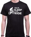 Cyklistické tričko - Eat, sleep and ride on bike