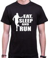 Bežecké tričko - Eat, sleep and run