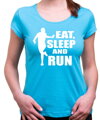 Bežecké tričko - Eat, sleep and run