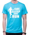 Bežecké tričko - Eat, sleep and run
