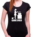 Dámske tričko - GAME OVER cooking