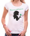 Dámske tričko z kolekcie sarkazmus-jednoduchá žena,marihuana vhodné ako darček k sviatku-Tričko - Pozitívny vzťah k prírode