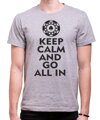 Pokrové Tričko - Keep calm and go all in