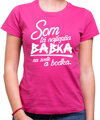 Tričko - Najlepšia babka a bodka