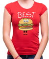 Dámske kamarátske tričká - BEST FRIENDS - Fast food :)  (cena za 2ks)