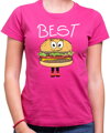 Dámske kamarátske tričká - BEST FRIENDS - Fast food :)  (cena za 2ks)