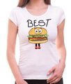 Dámske kamarátske tričká - BEST FRIENDS - Fast food :)  (cena za 2ks)