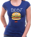 Dámske kamarátske tričká - BEST FRIENDS - Fast food :)  (cena za 2ks)