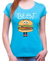 Dámske kamarátske tričká - BEST FRIENDS - Fast food :)  (cena za 2ks)