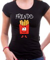 Dámske kamarátske tričká - BEST FRIENDS - Fast food :)  (cena za 2ks)
