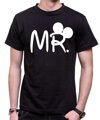 Originálne a vtipné tričko z kolekcie partnerské tričká-Pánske/dámske tričko Mr./Mrs. Mickey