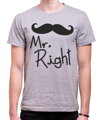 Pánske/dámske tričko Mr. Right/Mrs. Always Right