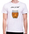 Originálne tričko na párty pre všetkých pivárov, pivných gurmánov z kolekcie alkohol a pivo-Tričko - Pivo je liek