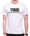 Vtipné pokerové tričko pre pánov z kolekcie povolanie a hobby-Tričko Poker wars -May the flop be with you
