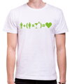 Cool a vtipné tričko pre pánov so zmyslom pre humor,sarkazmus a originalitu-Tričko - Rovnica lásky