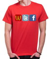 Tričko - WTF Social sites