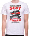 Originálne a vtipné tričko z kolekcie povolanie a hobby,vhodné ako darček k narodeninám či inému sviatku-Tričko pre vodičov električky - Neznášam byť sexy
