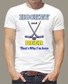 Originálne a vtipné tričko pre hokejových fanúšikov a milovníkov piva -Tričko - Hockey and Beer, that's why i'm here