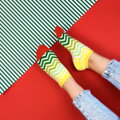 Ponožky - Green stripes