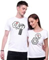 Partnerské tričká - Skrutka a matka (cena za pár)
