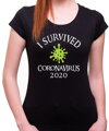 Tričko - I SURVIVED CORONA 2020 