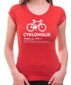 Cyklo Tričko - Cykloholik (diagnóza)
