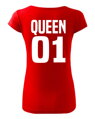 Pánske/dámske tričko KING 01 - QUEEN 01 