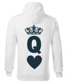 Partnerské mikiny - K a Q (King and Queen) (cena za 1ks)
