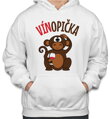 Mikina - Vínopička s opičkou